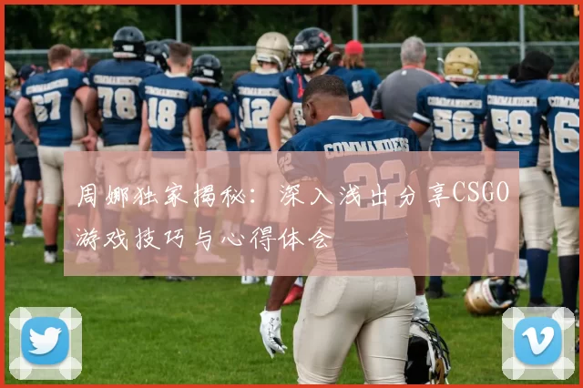 周娜独家揭秘：深入浅出分享CSGO游戏技巧与心得体会