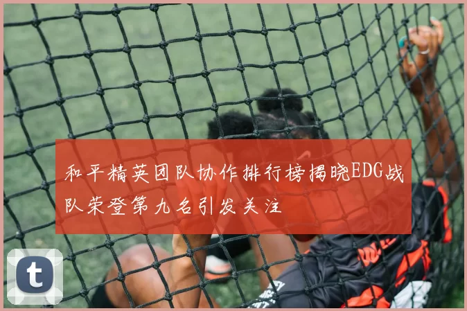 和平精英团队协作排行榜揭晓EDG战队荣登第九名引发关注
